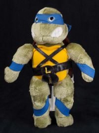 TMNT Teenage Mutant Ninja Turtles Leonardo Plush Vtg 1989